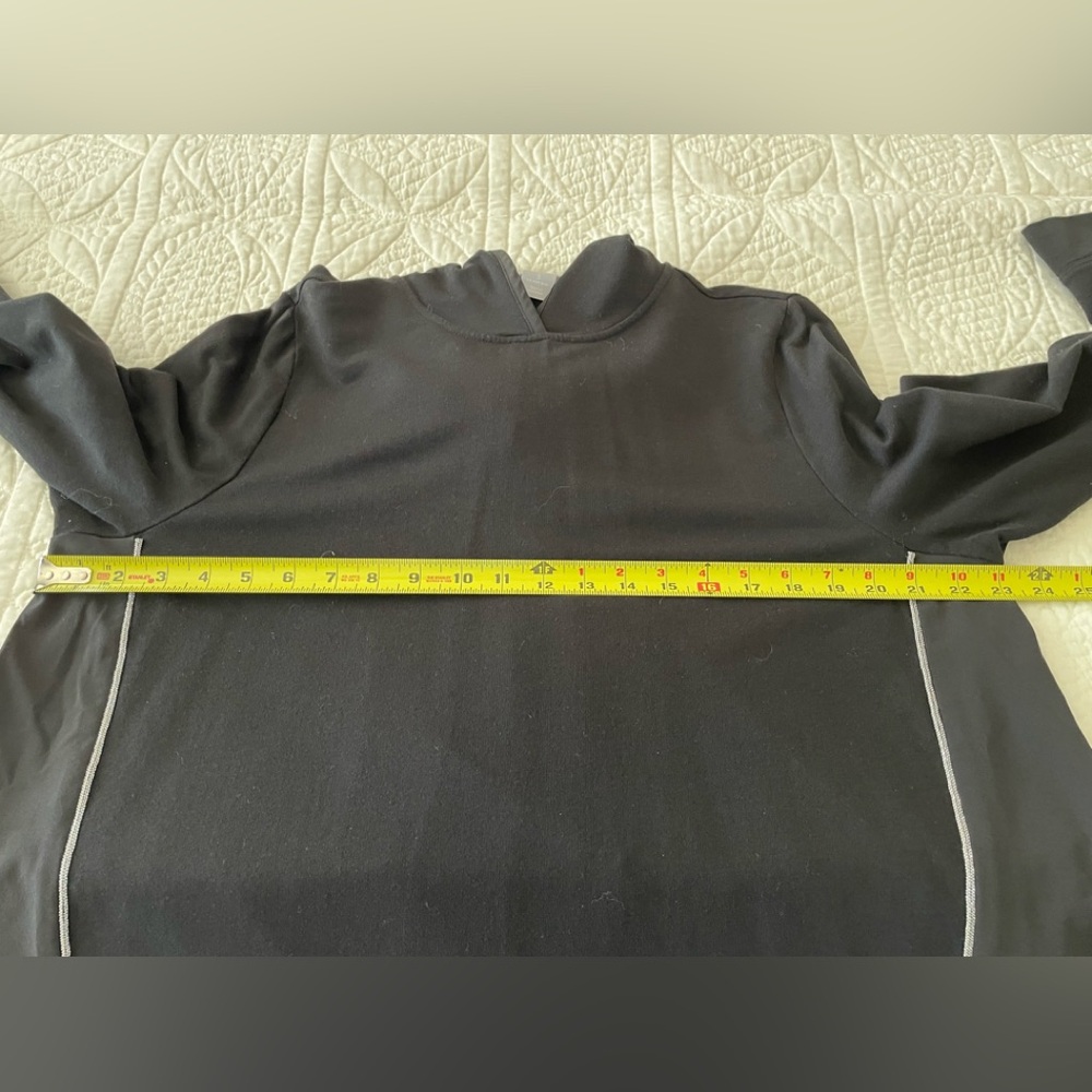 CHICOS BLACK ZENERGY LONG SLEEVE HOODIE SIZE 3 XL LONG SLEEVE - Picture 7 of 7